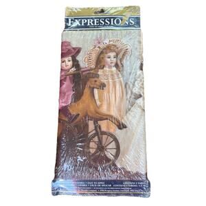 Vintage Expressions Waller Paper Borders Antique Doll Pattern 5yds #SB10103B NOS